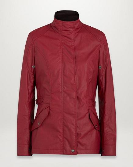 Veste Cirée Belstaff Femme Adeline Rouge Coton France VC3869250